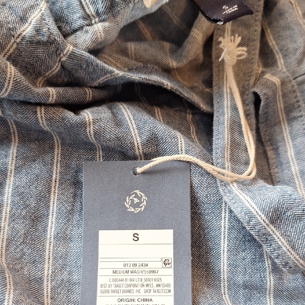 Universal Thread Blue and White Plaid Jumpsuit Size S NWT - Picture 6 of 6